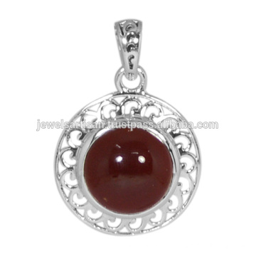 Red Onyx Gemstone 925 Sterling Silver Pendant